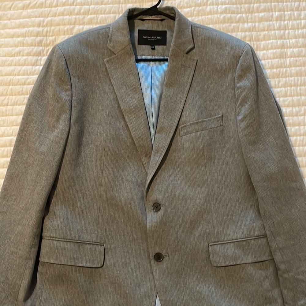 Banana Republic Slim Fit Gray Sport Coat